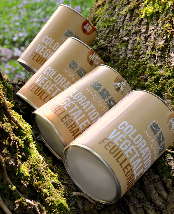 Pots coloration végétale Marcapar